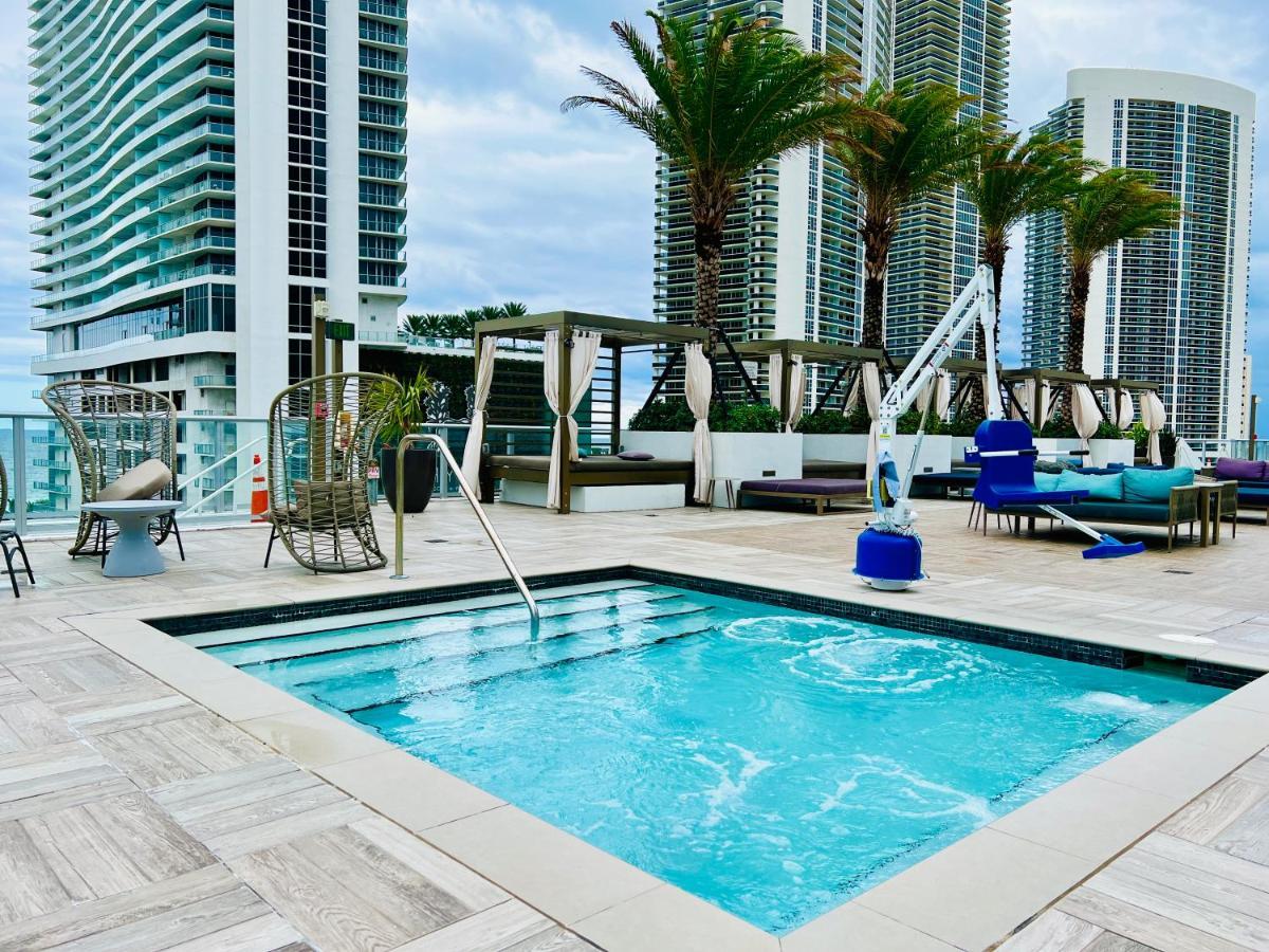 Hyde Beach House - Millionaire 2 Bd 2 Ba Apt, Direct Ocean View, 5 Min Walk To Ocean Hollywood Luaran gambar