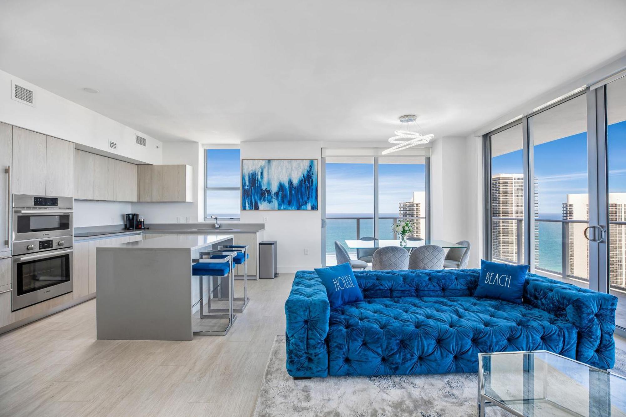 Hyde Beach House - Millionaire 2 Bd 2 Ba Apt, Direct Ocean View, 5 Min Walk To Ocean Hollywood Luaran gambar